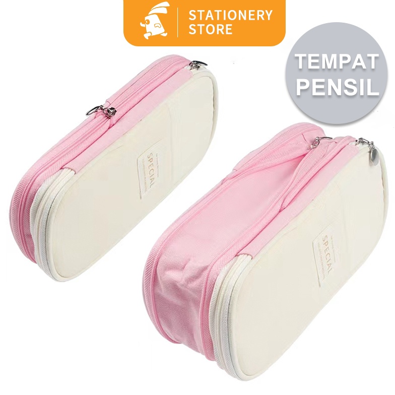 

KODE N22K tempat pensil angookotak pensilorganizer stationerykotak pensil angoo Large CapacityRabbit Stationery