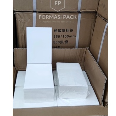 

KODE F72Y Label Barcode Direct Thermal 1 X 15 mm 1x15 4x6 isi 5pcs ukuran A6 1dus isi 2