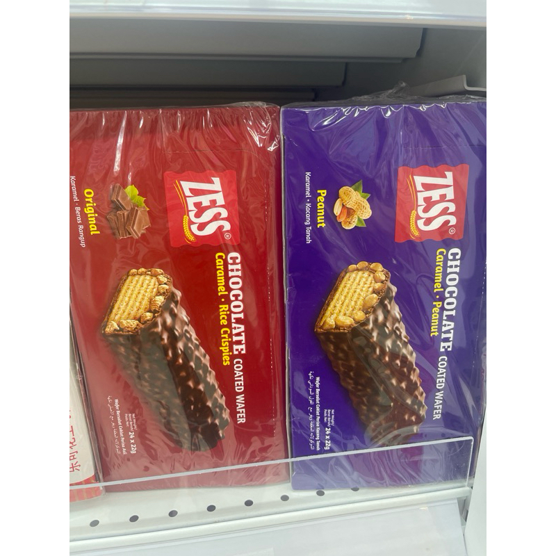 

Zess Chocolate Coated wafer Caramel Rice Crispies