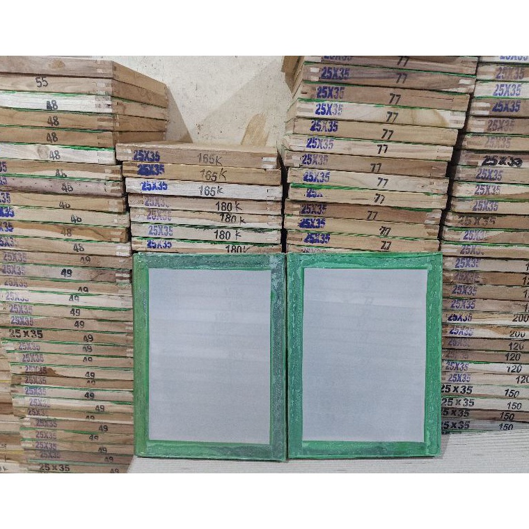 

KODE B49R SCREEN SABLON 25x35 T12 T15 T165 T18 PUTIHKUNING