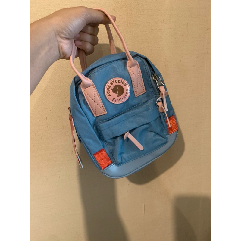 NEW ACNE STUDIO FJALLRAVEN WaistBag Sling-ASH BLUE