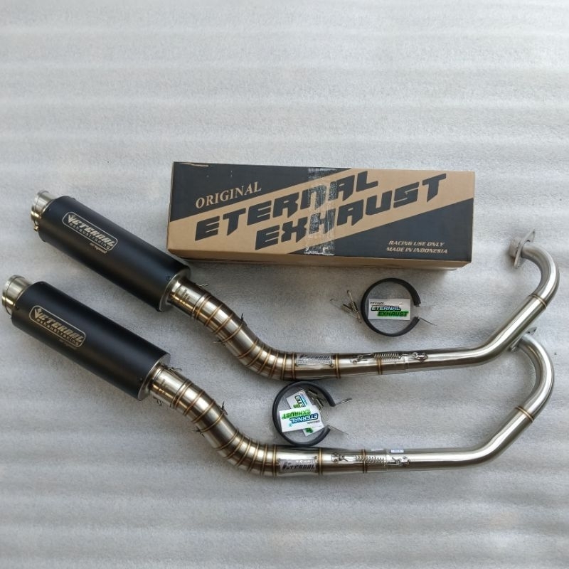 KNALPOT MX KING/150 JUPITER MX 135 NEW/ JUPITER MX 135 OLD MALAYSIA STYLE SOLO STYLE ORIGINAL ETERNA