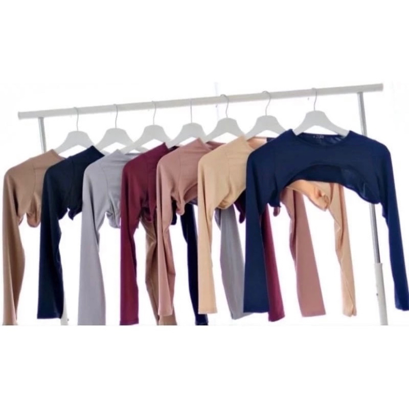 Crop Manset Jersey // Manset Bolero // Manset Tangan Sambung Bolero Spandek