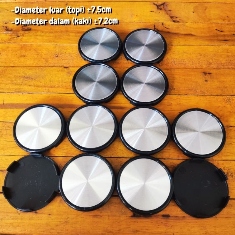 DOP VELG MOBIL TUTUP VELG AS RODA VARIASI DIAMETER LUAR ±7,5CM
