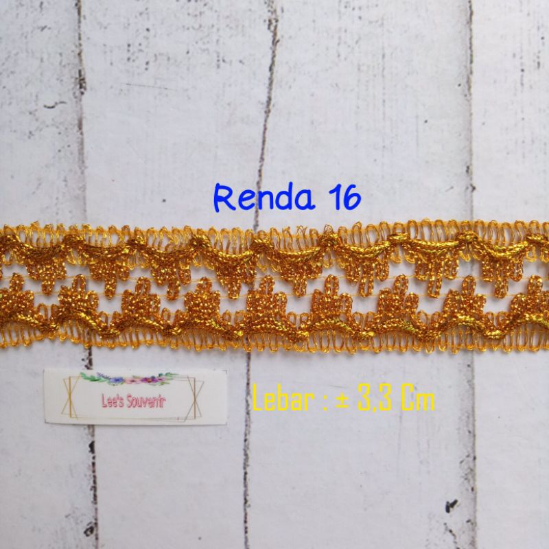 Renda 16 / Renda Emas
