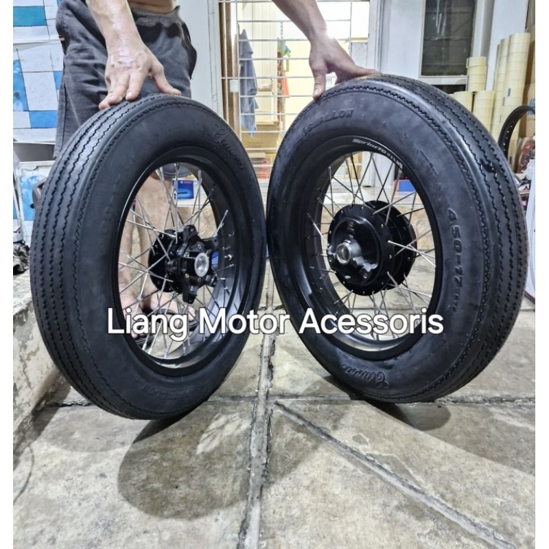 Wheelset Velg Tromol Set Jari2 Custom Japstyle Classic - Yamaha Vixion - R 155 / R15 V3 / VVA / XSR 