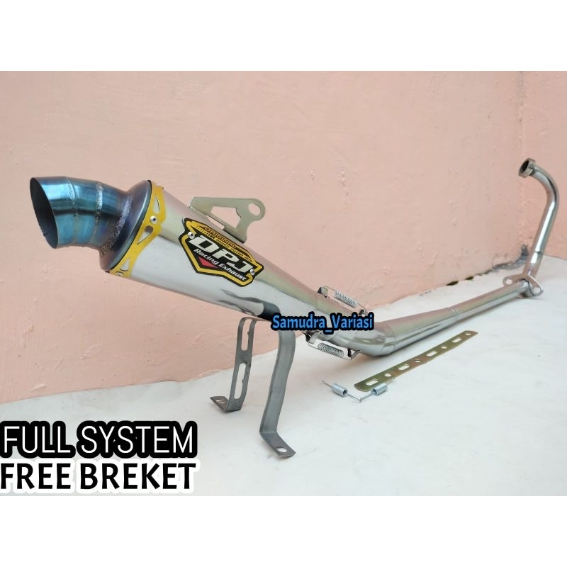 Knalpot Racing Dpj Untuk Motor Jupiter MX OLD 135, Jupiter MX 135 New, Satria Fu karbu, Satria Fu in