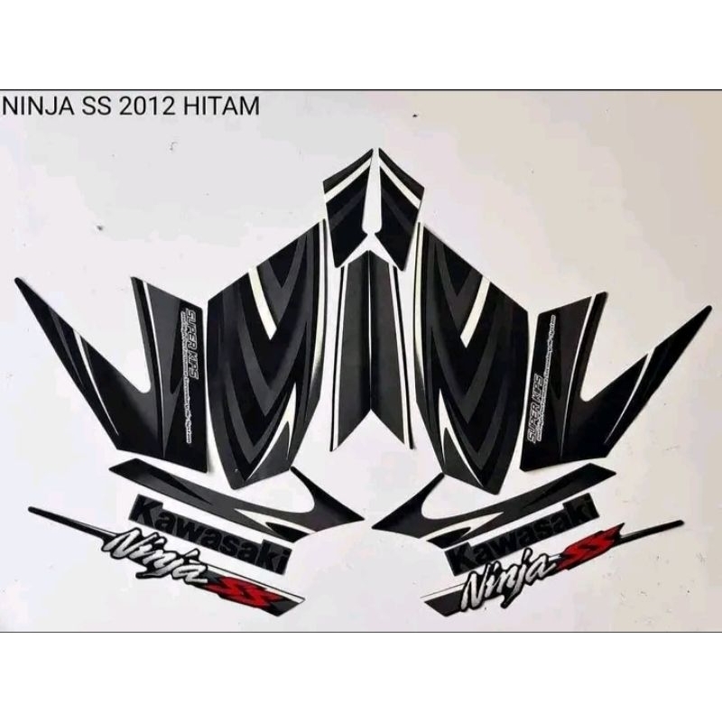 striker striping ninja ss 2012 hitam