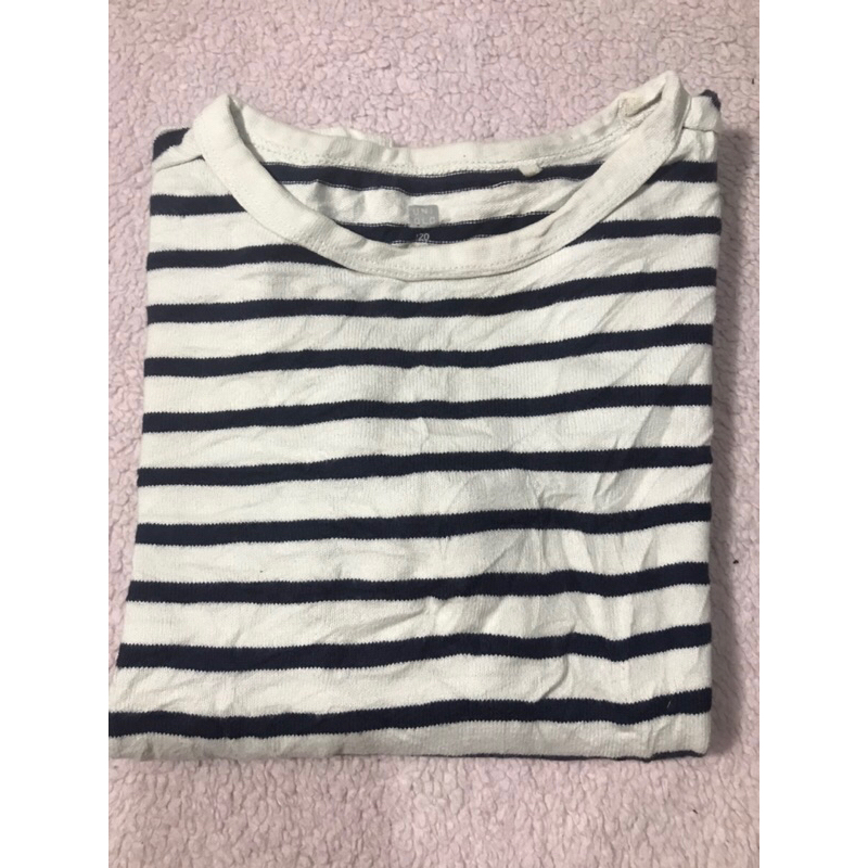 crewneck stripe uniqlo kids