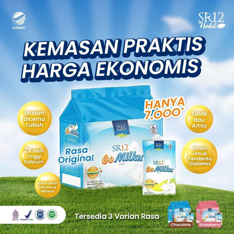 

Susu Kesehatan Susu Anak Susu Gomilkku SR12 Sachet Susu Tulang