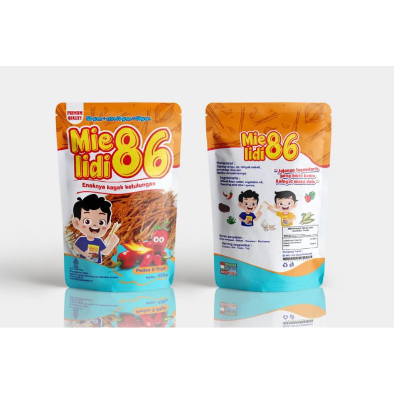 

Mie Lidi 86 Premium High Quality isi 150 gram Rasa Pedas 5 Giga