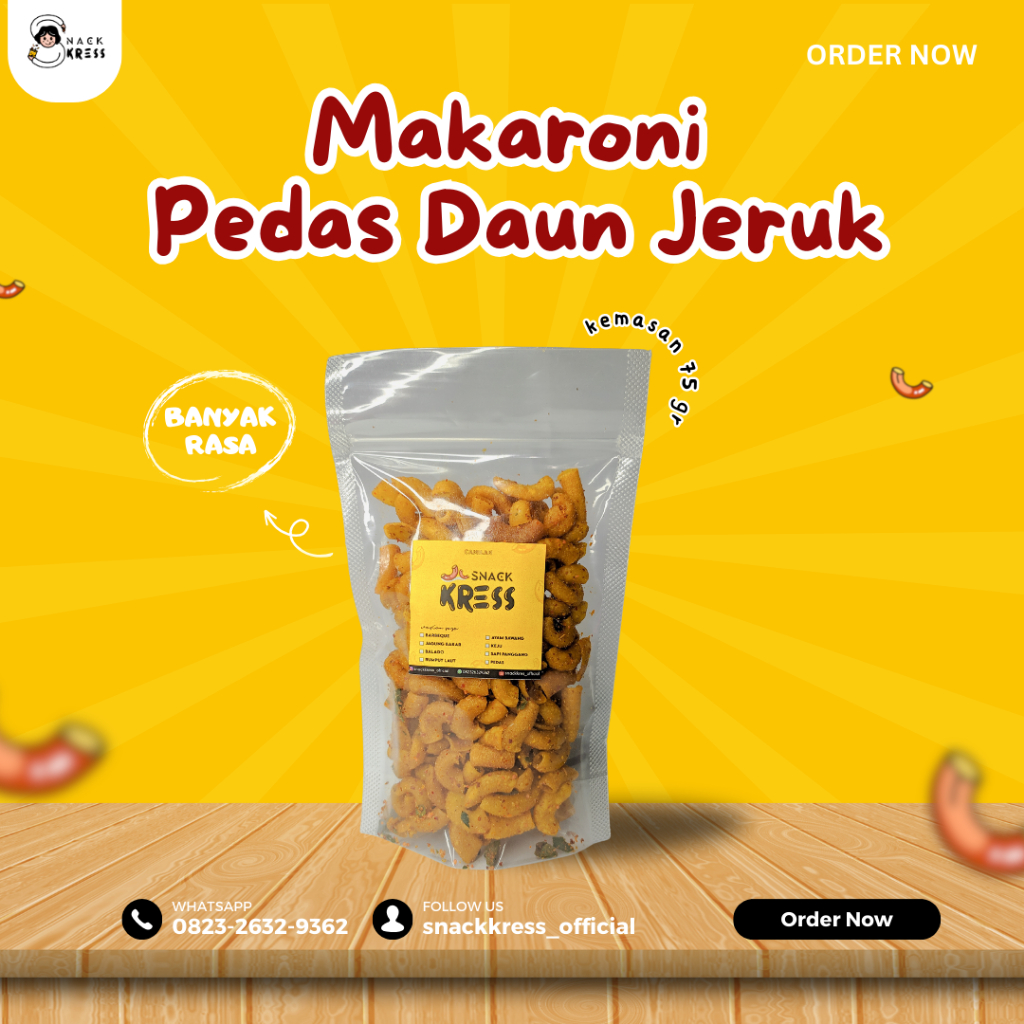 

Makaroni Pedas Daun Jeruk Murah