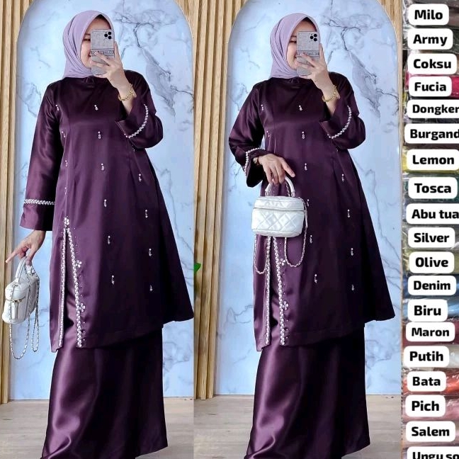 Setelan Baju kurung Mutiara Tabur