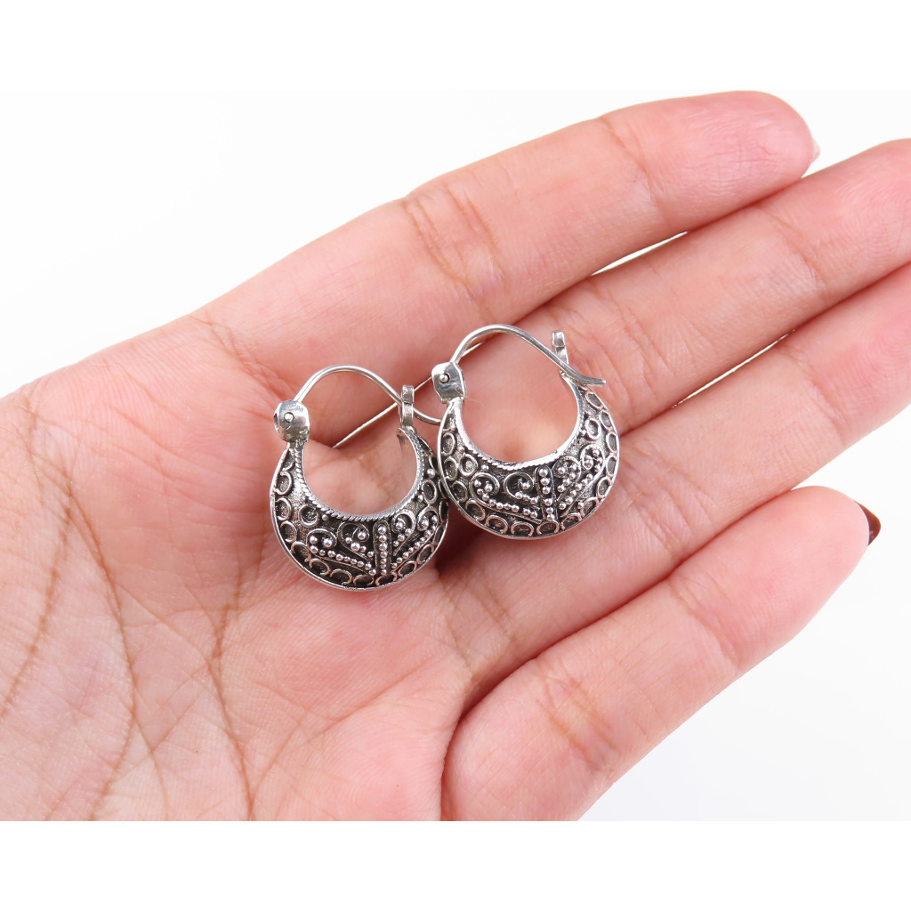 Anting Perak, Desain Ukiran Bali, Anting Perak Bali