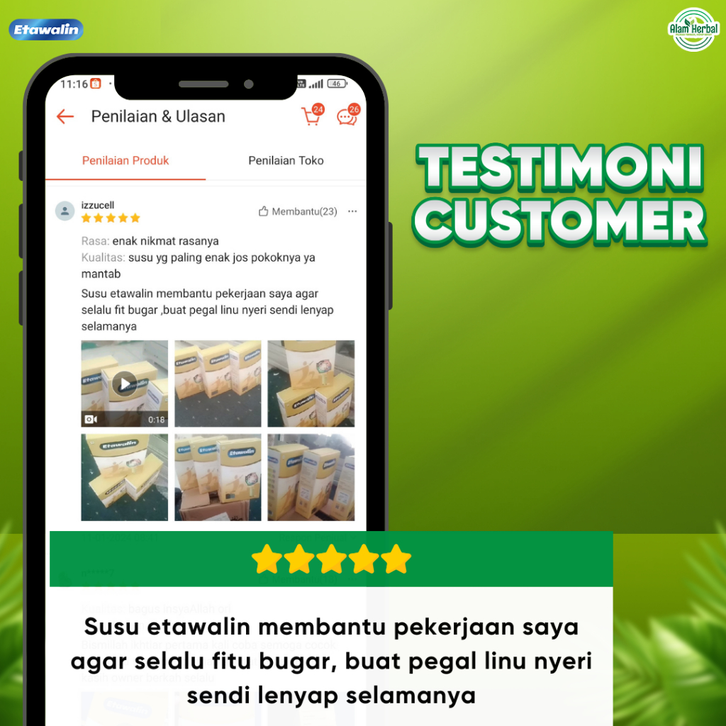 

RB Etawalin Susu Kambing Etawa Solusi Nyeri Tulang Dan Sendi 100% Asli Original 1 Box