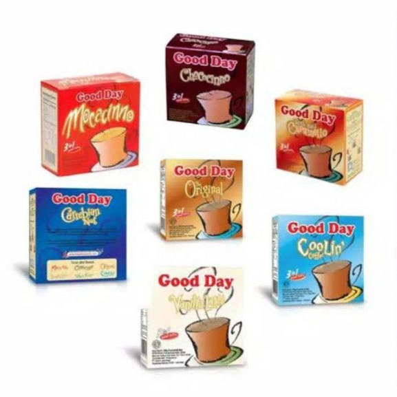 

Good Day 3 in 1 Kopi Instan Kemasan Box 5 Sachet x 20 gram
