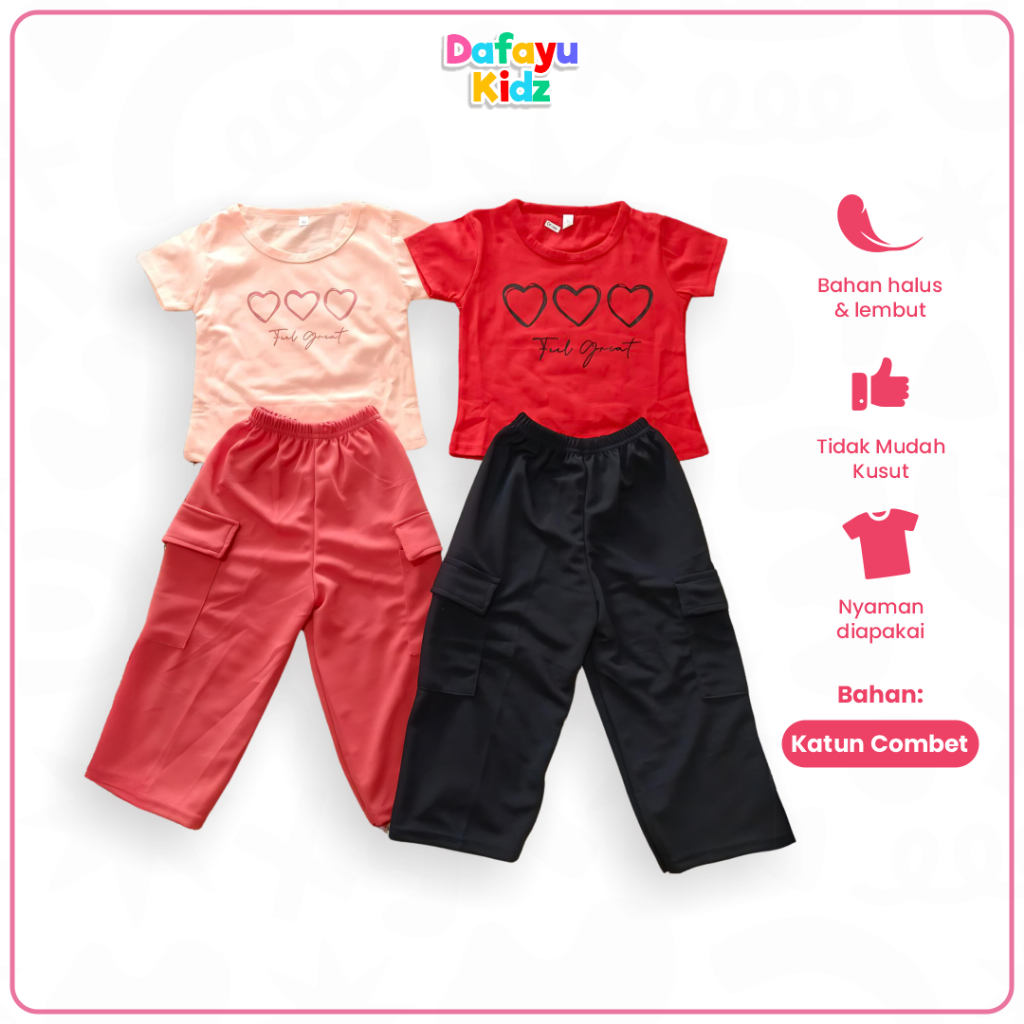Setelan Baju Anak Perempuan / Setelan Celana Panjang Anak Perempuan / Setelan Harian Anak Perempuan