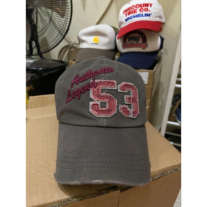 Topi Jeep Tag Hijau Vintage ORI