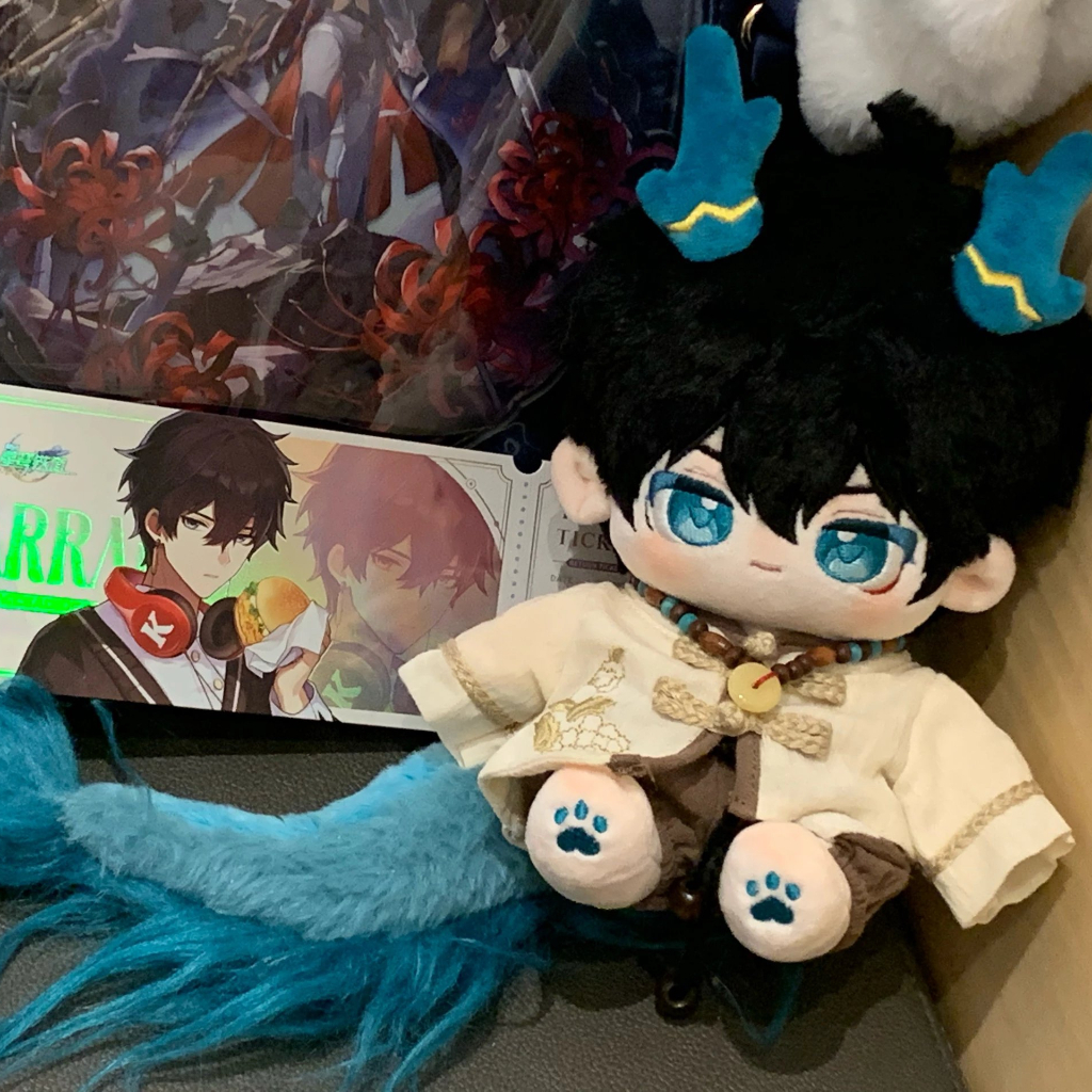 [READY STOCK] doll danheng honkai star rail boneka hsr cotton doll 20cm danheng - hengheng