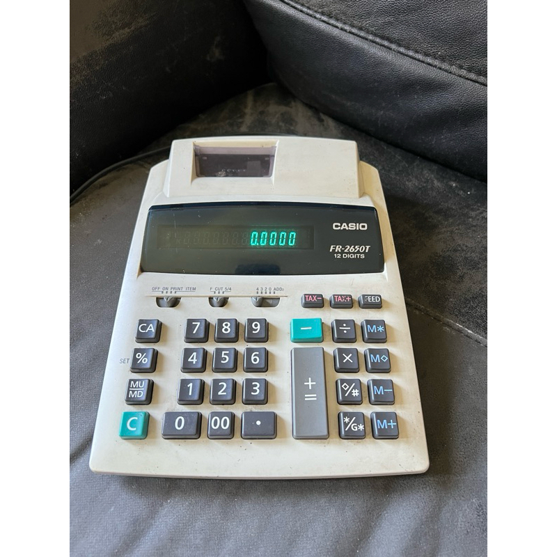 

calculator casio printing FR 2650T bekas masih bagus