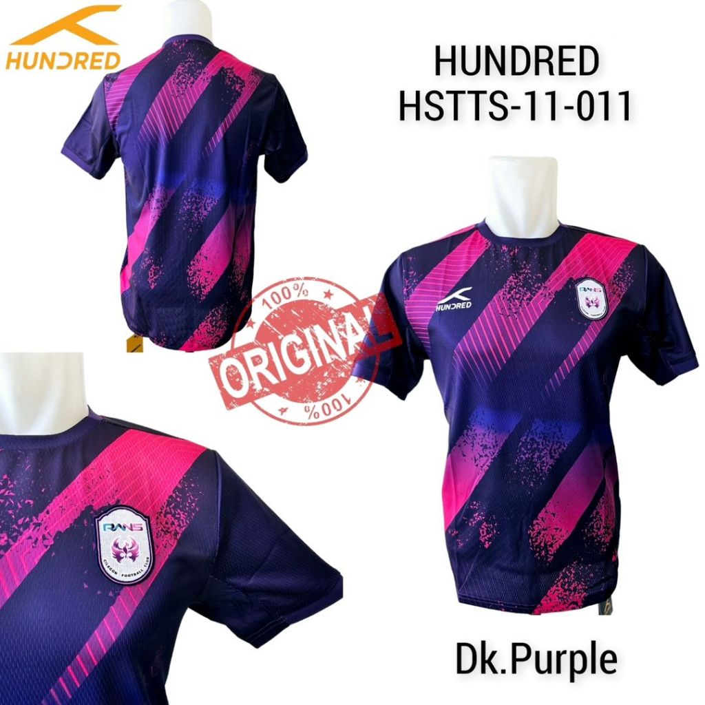 T-Shirt Hundred HSTTS 11 011 / 010 / 009 Exclusive RANS Cilegon FC Kaos Baju Jersey Badminton Origin