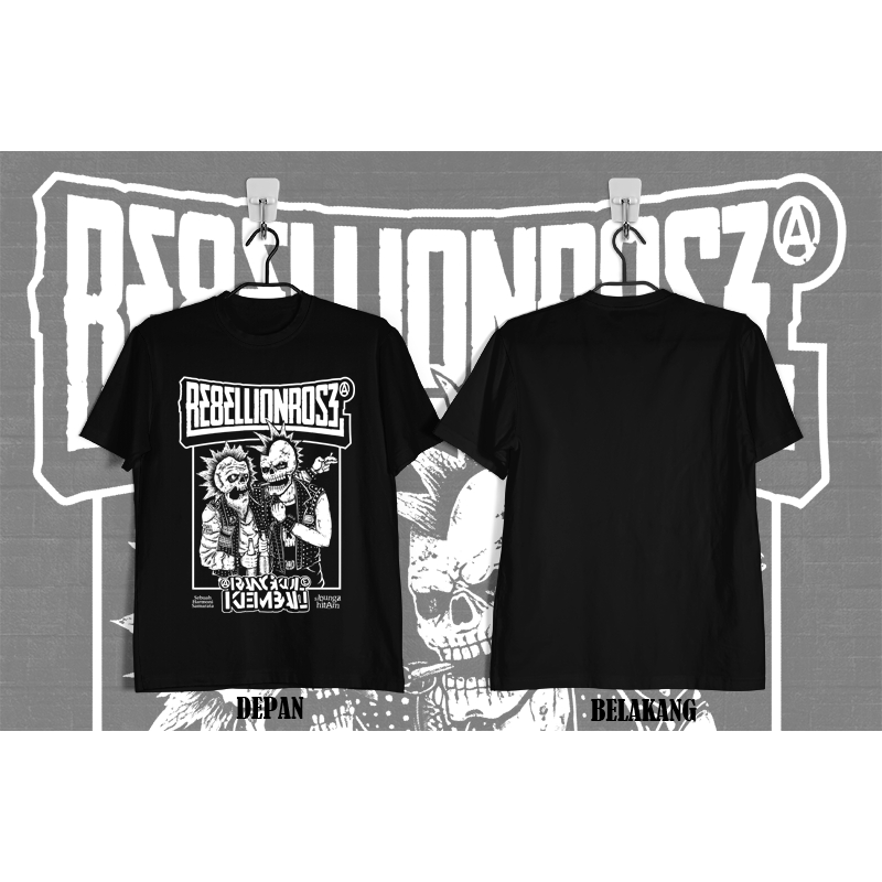 KAOS REBELLION ROSE RANGKUL KEMBALI / KAOS BAND REBELION ROSE