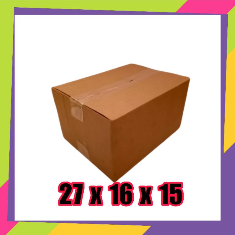 

kardus polos UK 27x16x15 kardus besar kardus kecil