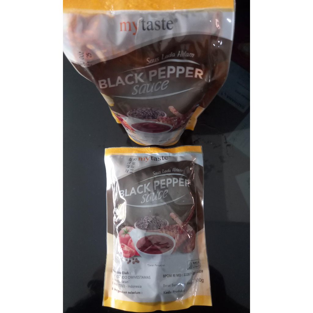 

MY TASTE BLACK PEPPER SAUCE 500GR