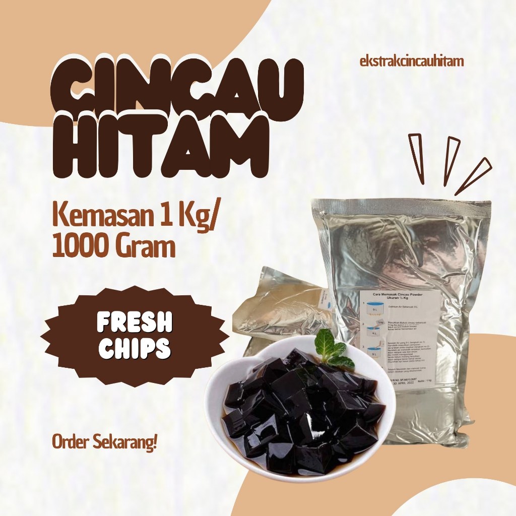 

Serbuk Cincau Hitam/Cincau Hitam Serbuk/Janggelan Cincau Hitam Kemasan 1Kg di Malang
