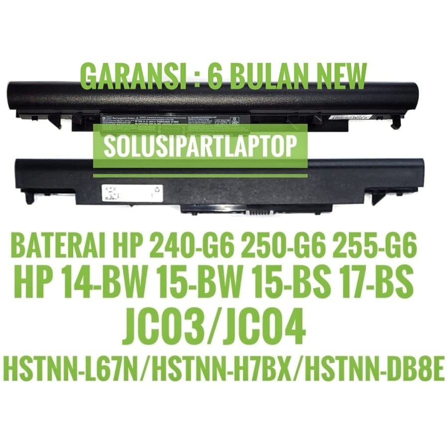 Baterai Hp 14-BS003TU 14-BS003TX 14-BS004TU JC04 JC03