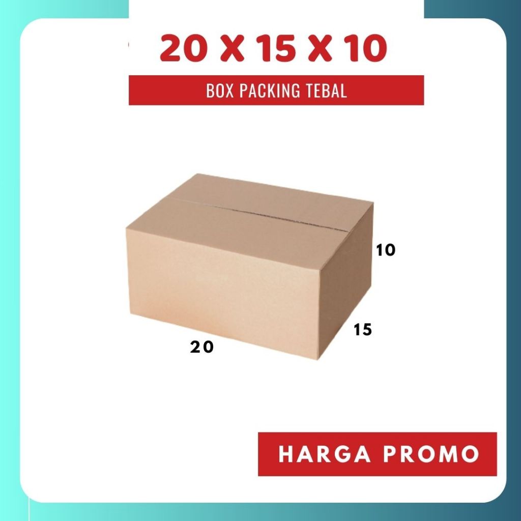 

Box 20x15x10 Kardus A1 Packing Karton Dus Kotak Kemasan Obat Mainan Olshop Souvenir Jamu Sparepart