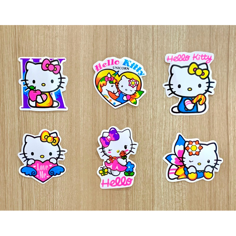 

6 pcs Stiker Graftac Hello Kitty Mini / Stiker Motor /Stiker Mobil / Murah Meriah