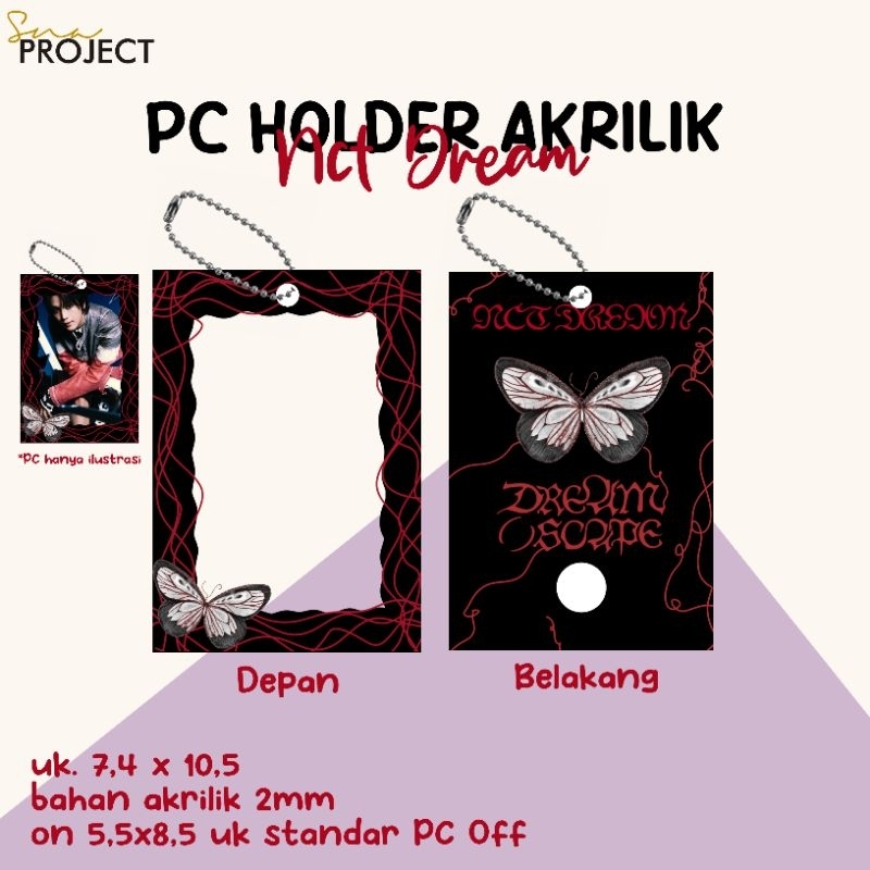 CAHOL PC HOLDER NCT DREAM DREAM ESCAPE ICANTFEELANYTHING