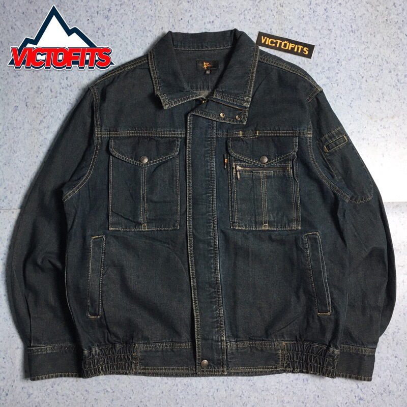 jaket trucker even river