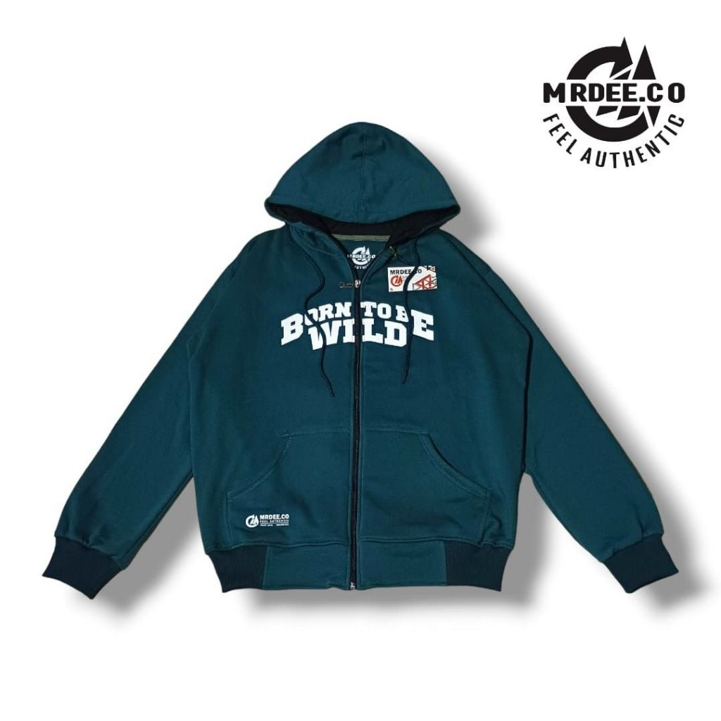Zipper Jaket Hitam Orignial Mrdee co Simple