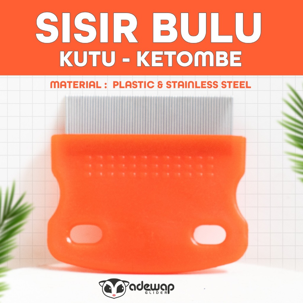 ADEWAP GLIDER Sisir Bulu Sugar Glider
