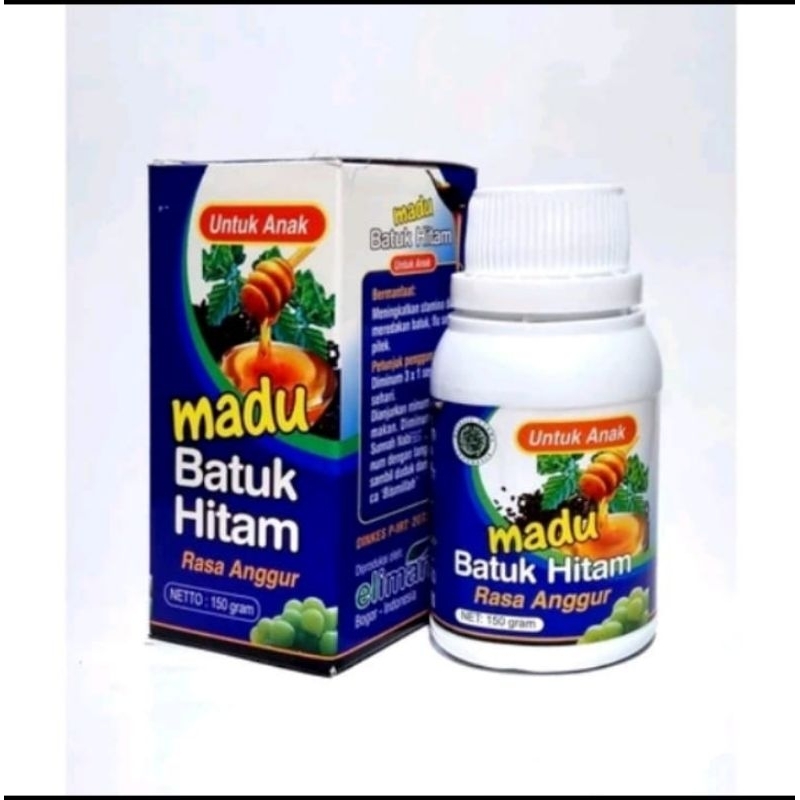 

Madu Batuk Hitam Rasa Anggur 150ml | Untuk Anak