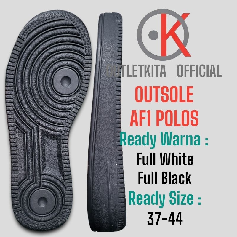 Outsole Nike Air Force 1 Polos (Tanpa Logo Nike)