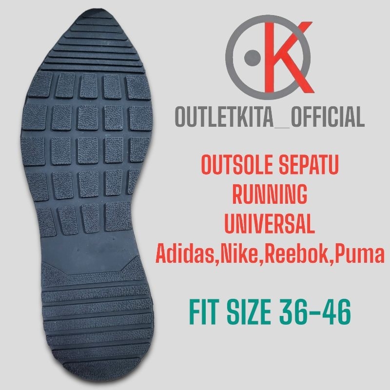 Outsole Sepatu Running Universal