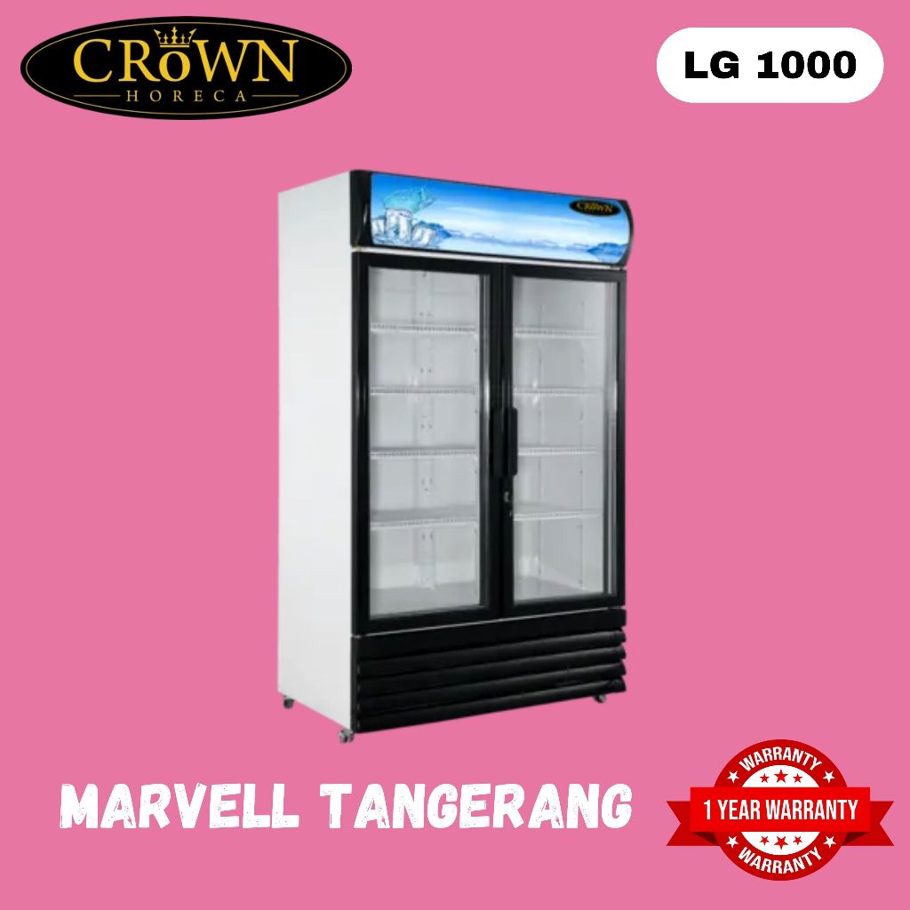 CORWN LG 1000 Showcase Chiller / Kulkas Pendingin Minuman