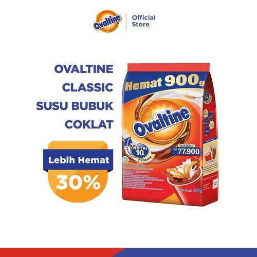 

Coklat Classic 900gram/Ovaltine Clasic Coklat 900gr/Ovaltine Cokelat