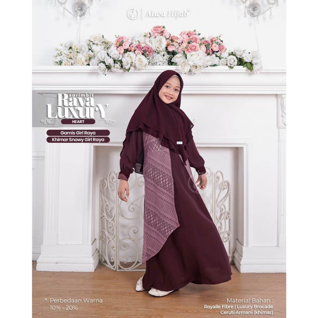 ALWA HIJAB LUXURY GIRL DRESS SET SALE