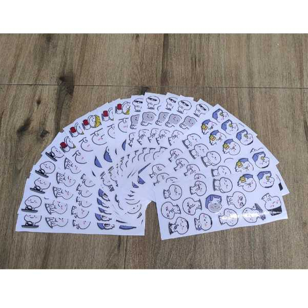 

(COD) Sticker Mini PENTOL Lucu Aesthetic untuk Helm Laptop Tumbler HP Tablet Kaca Anti Luntur QUBY