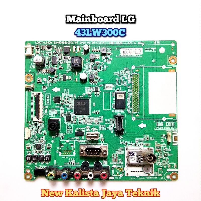 MAINBOARD TV LG 43LW300C ORIGINAL EAX67088103 MB LG 43LW300 MOTHERBOARD 43LW300 C MB 43LW300C MAINBO