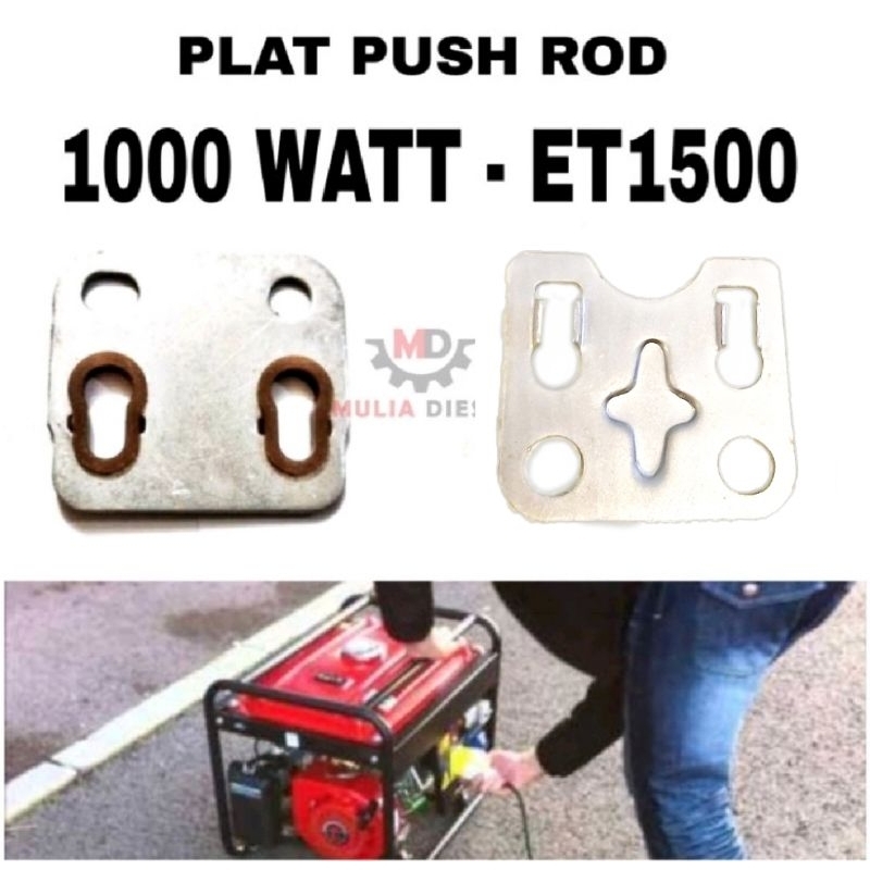 Plat Push Rod Valve Klep Genset Generator 1000 1500 watt 4 TAK