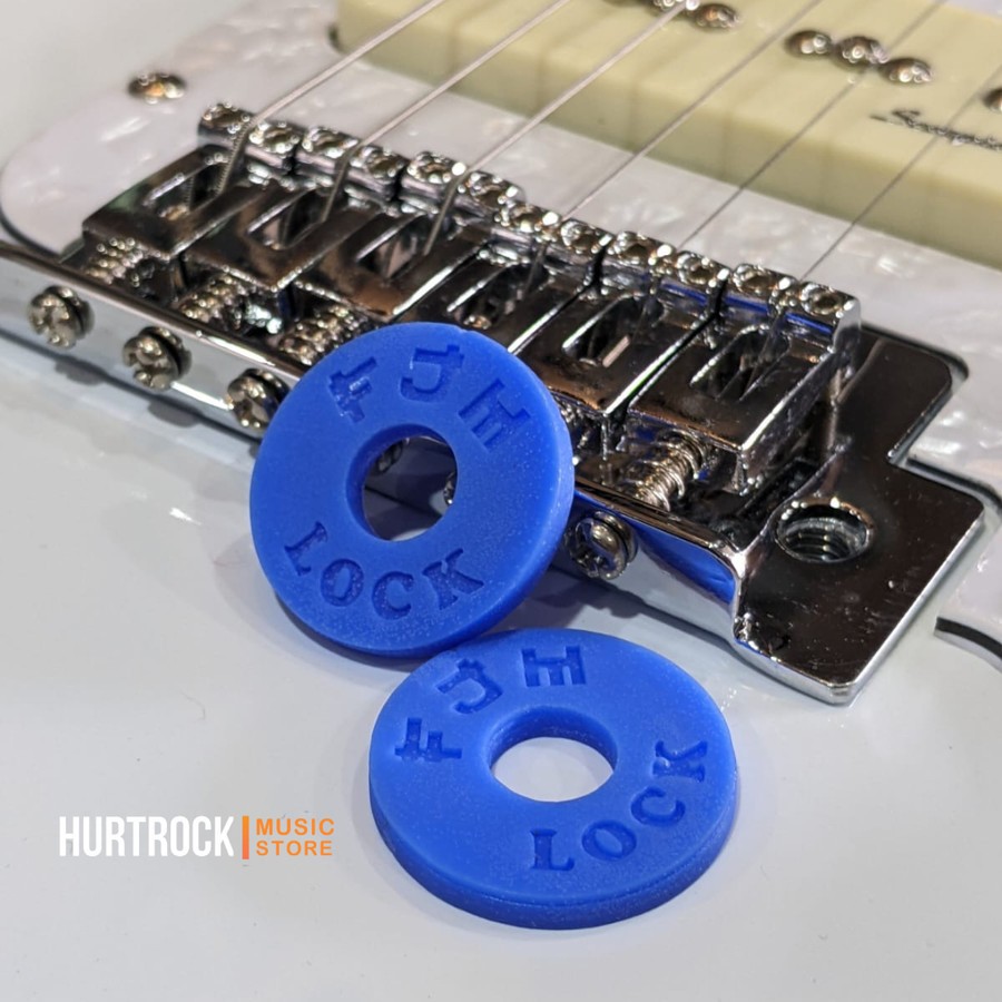 Strap Lock Gitar Karet / Pengunci Safety Lock Strap Gitar Anti Slip