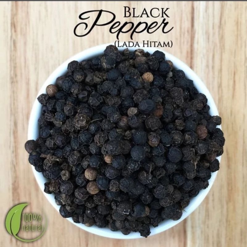 

Biji Lada Hitam 1 kg Lada Hitam Kasar 1kg Merica Hitam Bumbu Dapur Rempah Rempah