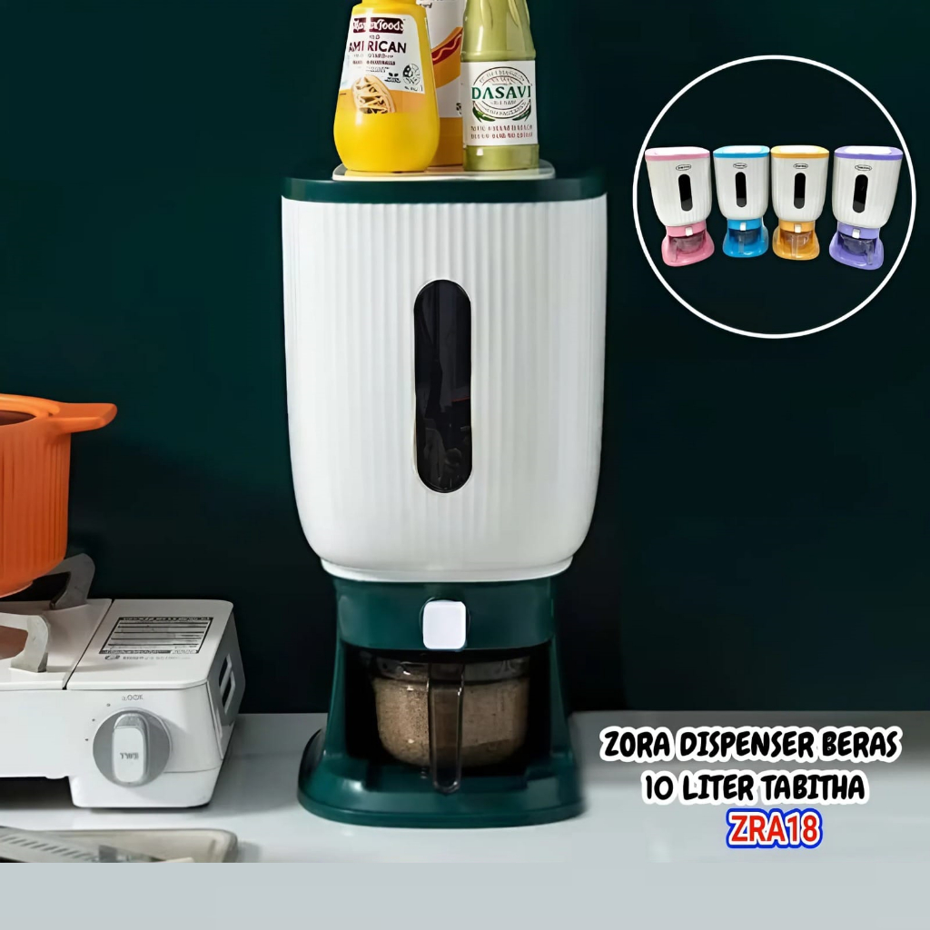 Tempat Beras 10 Liter - Tempat Penyimpanan Beras 10 Liter - Container Box Beras - Rice Box - Wadah B