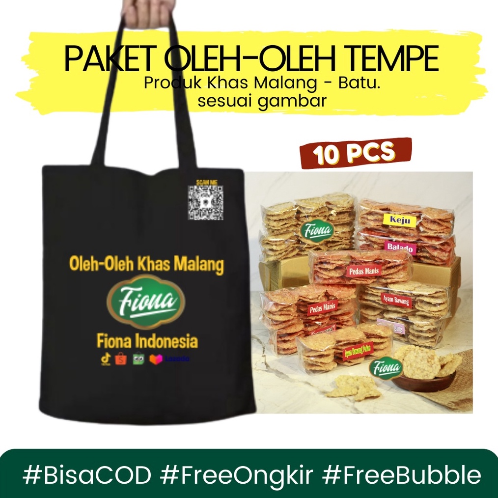 

HEMAT PAKET OLEHOLEH Kripik Keripik Tempe Khas Kota Malang TEMPE MALANGAN HEMAT isi 1 pcs