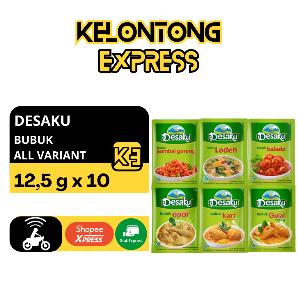 

DESAKU BUMBU BUBUK 12,5gr [1 RENCENG 10 SACHET]